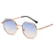 Retro Polygonal Metal Frame, Fashionable Trendy Glasses for Women and Men, Octagonal Glasses for Beach Party Trips