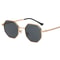 Retro Polygonal Metal Frame, Fashionable Trendy Glasses for Women and Men, Octagonal Glasses for Beach Party Trips