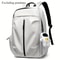 Lightweight Casual Trendy Street Minimalist Backpack With Zipper Closure Adjustable Straps 4