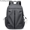 Lightweight Casual Trendy Street Minimalist Backpack With Zipper Closure Adjustable Straps 5