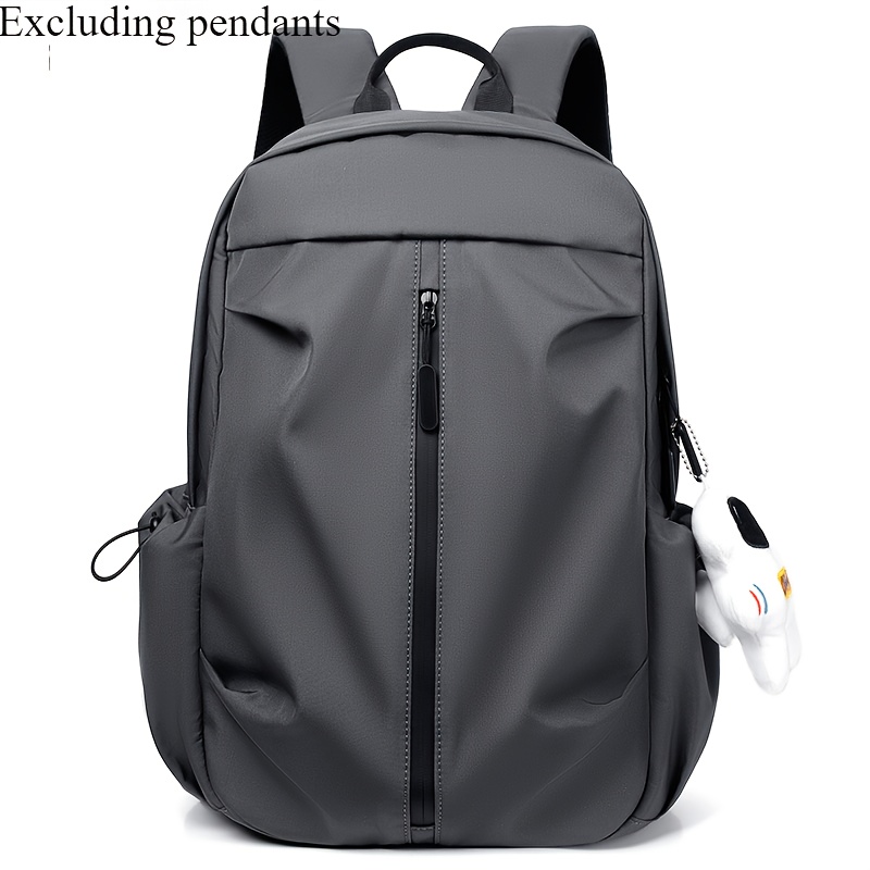 Lightweight Casual Trendy Street Minimalist Backpack With Zipper Closure Adjustable Straps 5