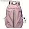 Lightweight Casual Trendy Street Minimalist Backpack With Zipper Closure Adjustable Straps 6