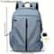 Lightweight Casual Trendy Street Minimalist Backpack With Zipper Closure Adjustable Straps 7