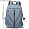 Lightweight Casual Trendy Street Minimalist Backpack With Zipper Closure Adjustable Straps 7