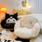 Cute Cartoon Doll Cushion Winter Warm Office Chair Pillow Creative Plush Bedding Gift For Girls 0
