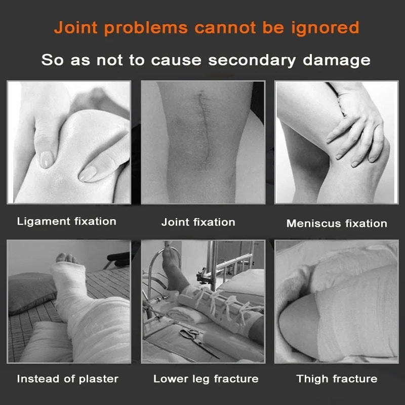 Adjustable Hinged Knee Support Stabilizer For Recovery Of Surgery Injuries 2