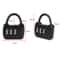Portable Travel Mini Carrying Luggage Lock Zinc Alloy 3 Digit Code Combination Password Lock For Ba 3