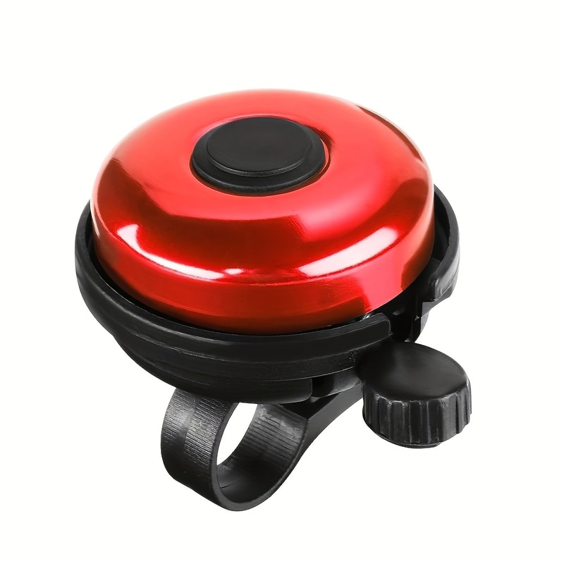 Durable Bike Bell Premium Aluminum Construction Classic Black HighPitched Sound Easy Installation F 3