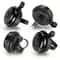 Durable Bike Bell Premium Aluminum Construction Classic Black HighPitched Sound Easy Installation F 1