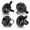 Durable Bike Bell Premium Aluminum Construction Classic Black HighPitched Sound Easy Installation F 1