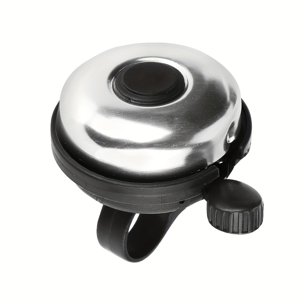 Durable Bike Bell Premium Aluminum Construction Classic Black HighPitched Sound Easy Installation F 4