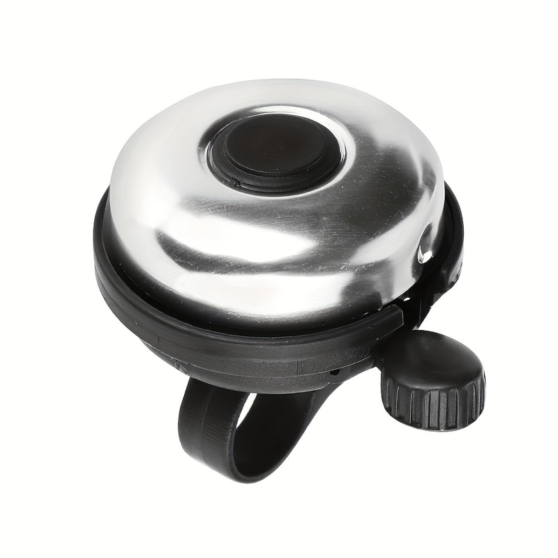 Durable Bike Bell Premium Aluminum Construction Classic Black HighPitched Sound Easy Installation F 4