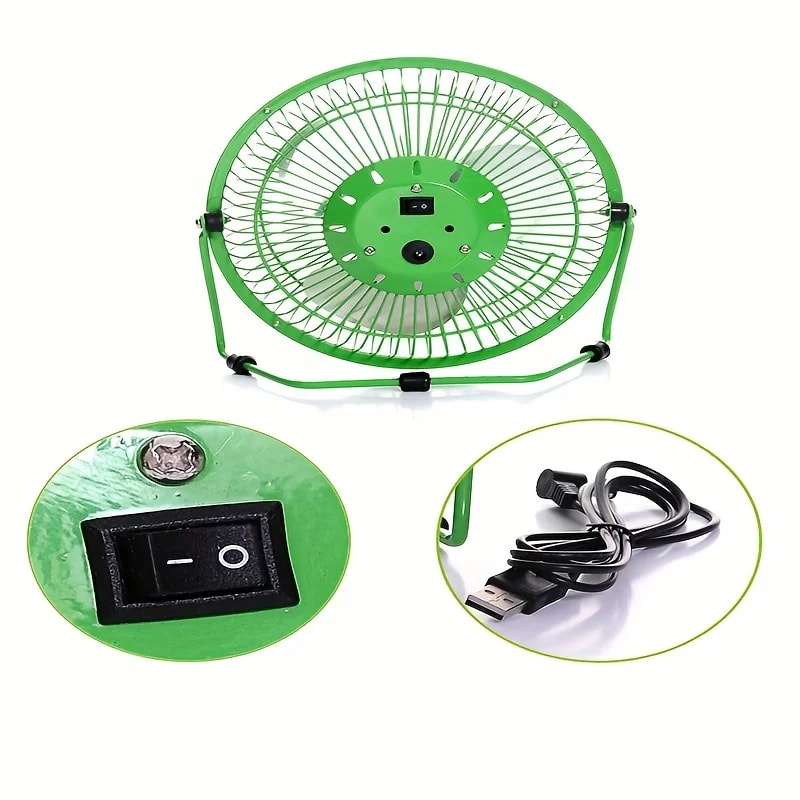 Bedroom Fan Large Handheld Cooling Fan Portable USB Fan 2