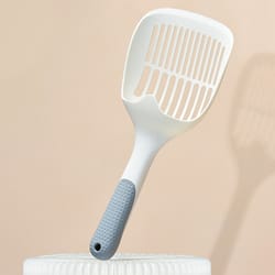 efficient cat poop scoop, large size durable shovel with fine mesh, tofu cat litter cleaning tool