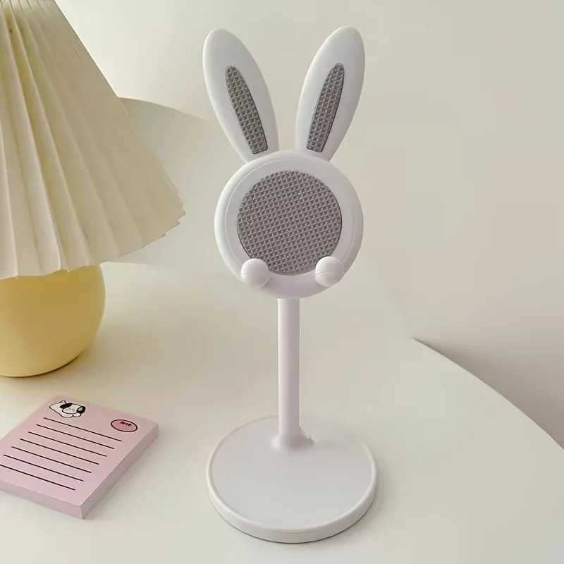 Adjustable Phone Stand For IPhone Samsung Xiaomi Cute Cartoon Rabbit Desk Holder 3
