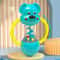 Cute Blue Puppy Design Hand-Cranked Bell Shaking Toy, Durable ABS Material, Ideal Christmas & Halloween Gift