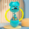 Cute Blue Puppy Design Hand-Cranked Bell Shaking Toy, Durable ABS Material, Ideal Christmas & Halloween Gift