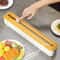 Reusable Packaging Machine, Dual Pocket Cling Film Dispenser and Cutter for Kitchen