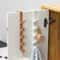 Plastic Clothes/Bag/Purse Holder, Over The Door Storage Hanger, No-Drill Bedroom Organization Hooks
