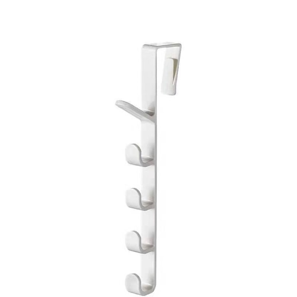 Plastic Clothes/Bag/Purse Holder, Over The Door Storage Hanger, No-Drill Bedroom Organization Hooks