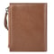 Mens Vintage RFID Genuine Cow Leather Wallet Zipper Closure 1
