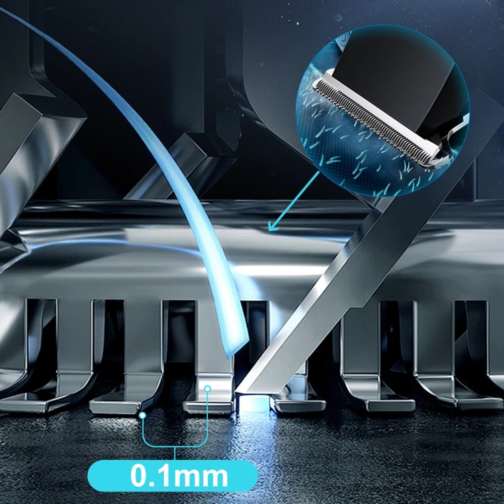 Electric Hair Clipper With USB Charging Adjustable Cutter Head For Hair And Beard Trimming 2