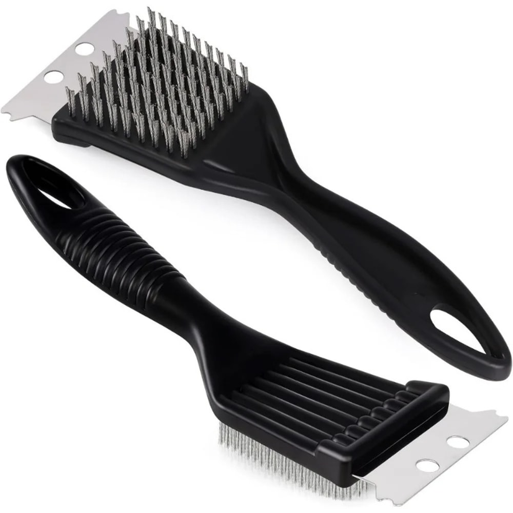 Stainless Steel Wire Grill Brush, Heavy-Duty, Extra Strong Cleaning Brush for Home & Outdoor