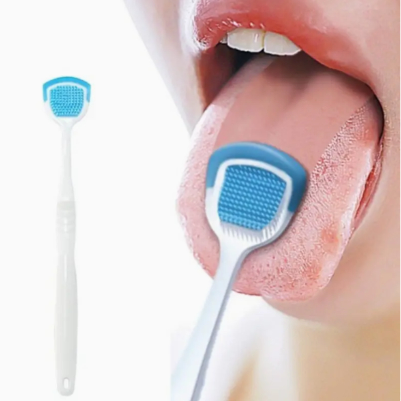 Tongue Cleaning Tools For Adults Reduce Bad Breath Tongue Scraper Cleaner 0