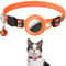 Adjustable Cat AirTag Holder Collar Reflective Strips Breakaway Waterproof Pet Air Tag Case Kitten 7