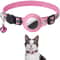 Adjustable Cat AirTag Holder Collar Reflective Strips Breakaway Waterproof Pet Air Tag Case Kitten 8