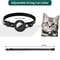Adjustable Cat AirTag Holder Collar Reflective Strips Breakaway Waterproof Pet Air Tag Case Kitten 4