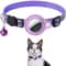 Adjustable Cat AirTag Holder Collar Reflective Strips Breakaway Waterproof Pet Air Tag Case Kitten 10
