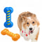 Interactive Dog Toys Squeaky, Pet Dog Chew Toys Rubber Bone Toy for Puppies