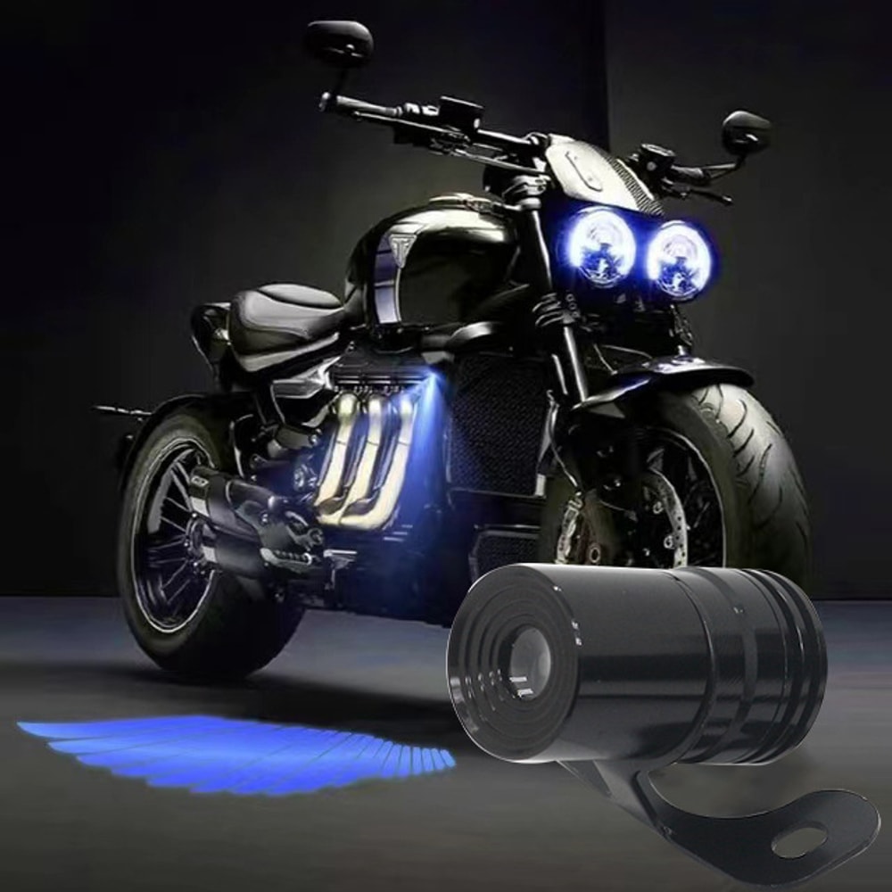 Motorcycle Angel Wings LED Projection Light Electric Car Street Modification AntiCollision Laser Li 6