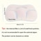 Cloud Pillow Nap Pillow Medium Soft Neck Support Pillow Portable Egg Shaped Pillow 4