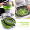 Collapsible Kitchen Strainer Gadget For Washing Draining Storing Produce MultiUse Silicone Colande 5