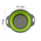 Collapsible Kitchen Strainer Gadget For Washing Draining Storing Produce MultiUse Silicone Colande 6