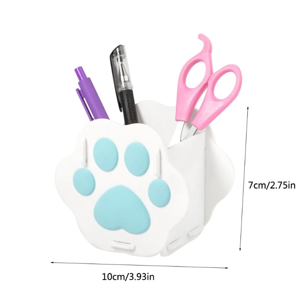 Pen Holder Stationery Holder Cute Cat Paw Desk Organizer For Office 4