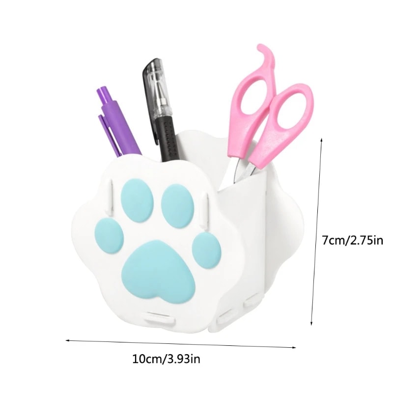 Pen Holder Stationery Holder Cute Cat Paw Desk Organizer For Office 4