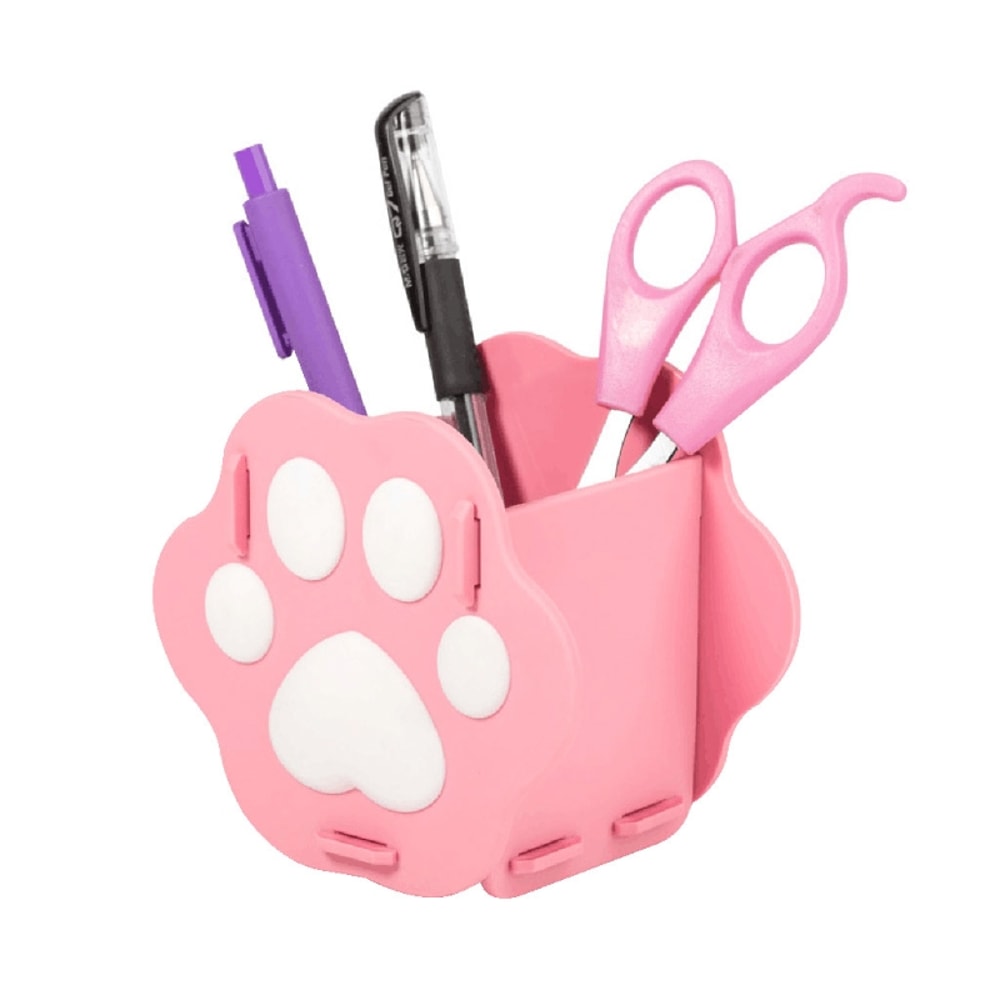 Pen Holder Stationery Holder Cute Cat Paw Desk Organizer For Office 5