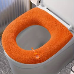 winter warm toilet seat cushion, thick soft washable mat for bidet toilet seat bathroom