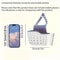 Adjustable Double Sink Draining Hanging Bag, Press Faucet Shelf, Sponge Double Basket, Storage Kitchen Organizer