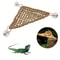 Hanging Seaweed Grass Mat Pet Bed Reptile Hamster Hammock Swing Lizard Reptile Toy For Small Pets 0