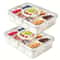 Snack Platter With Lid Stackable Fruit And Vegetable Snack Box With Handle 8 Detachable Small Boxes 0