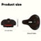 Comfortable ShockAbsorbing Big Butt Bike Saddle Hollow Breathable Design With Safety Warning For MT 2