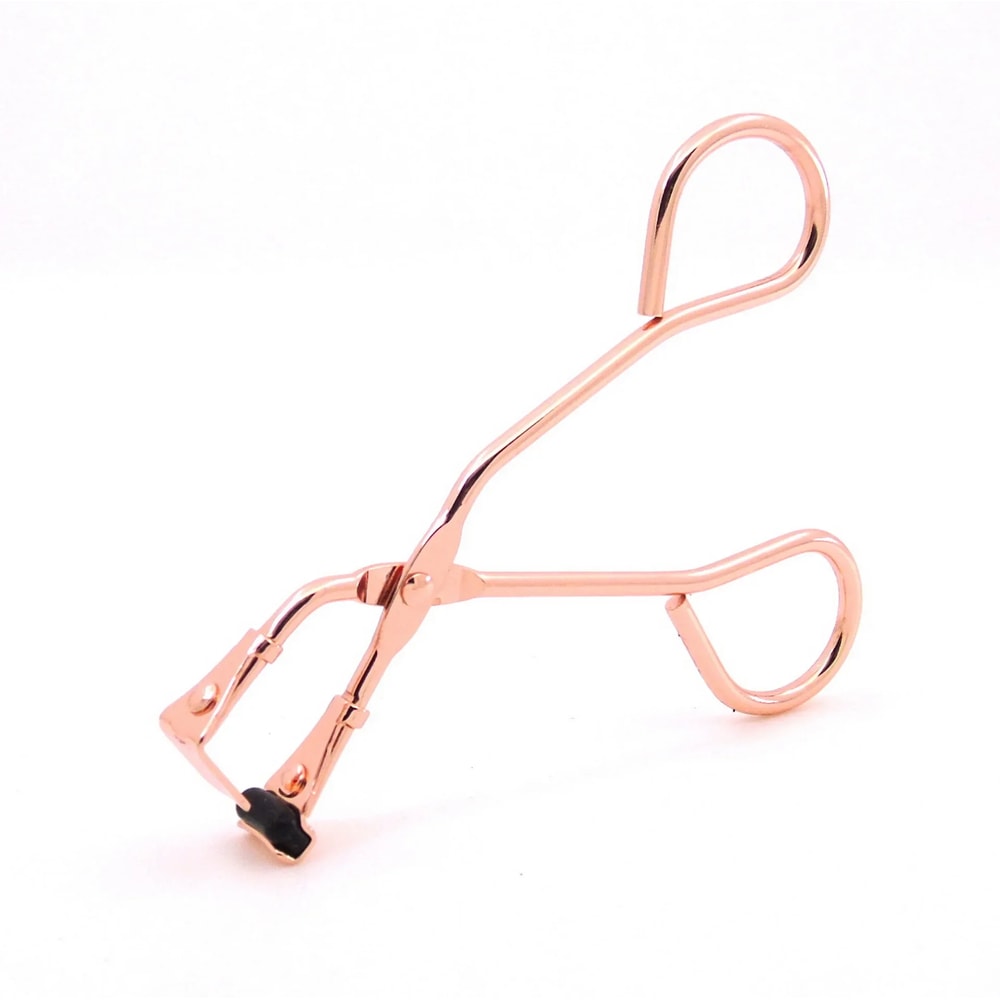 Mini Eyelash Curler Makeup Tool, Stainless Steel Cosmetic Clip for Natural Lash Curling