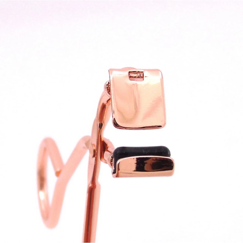 Mini Eyelash Curler Makeup Tool, Stainless Steel Cosmetic Clip for Natural Lash Curling