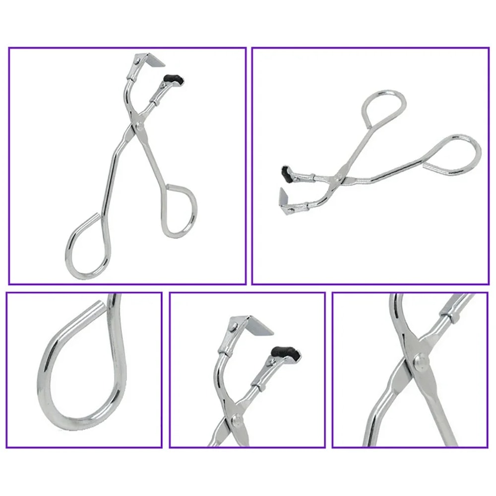 Mini Eyelash Curler Makeup Tool, Stainless Steel Cosmetic Clip for Natural Lash Curling