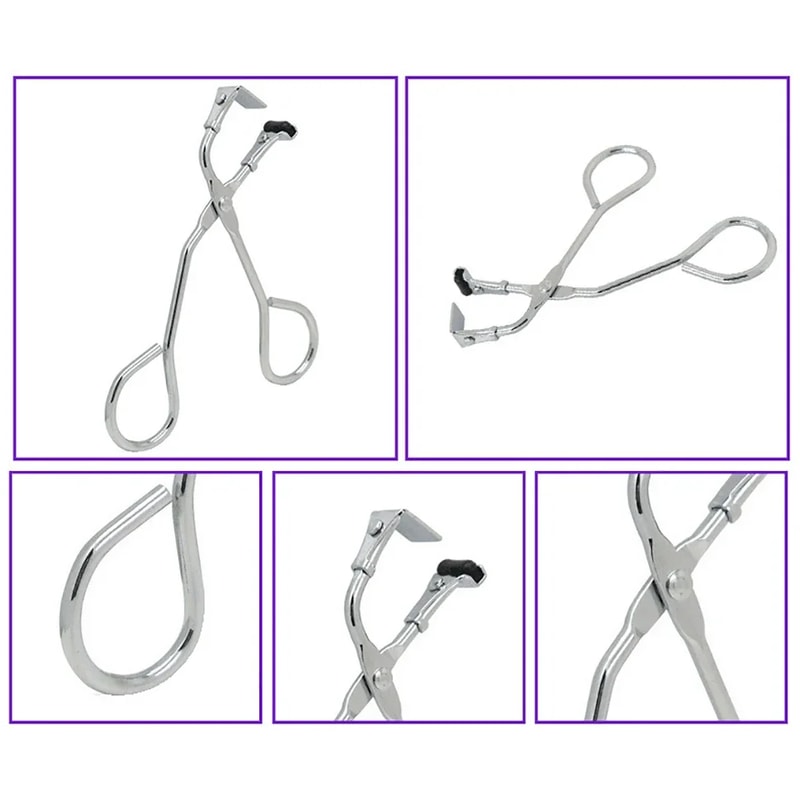 Mini Eyelash Curler Makeup Tool, Stainless Steel Cosmetic Clip for Natural Lash Curling