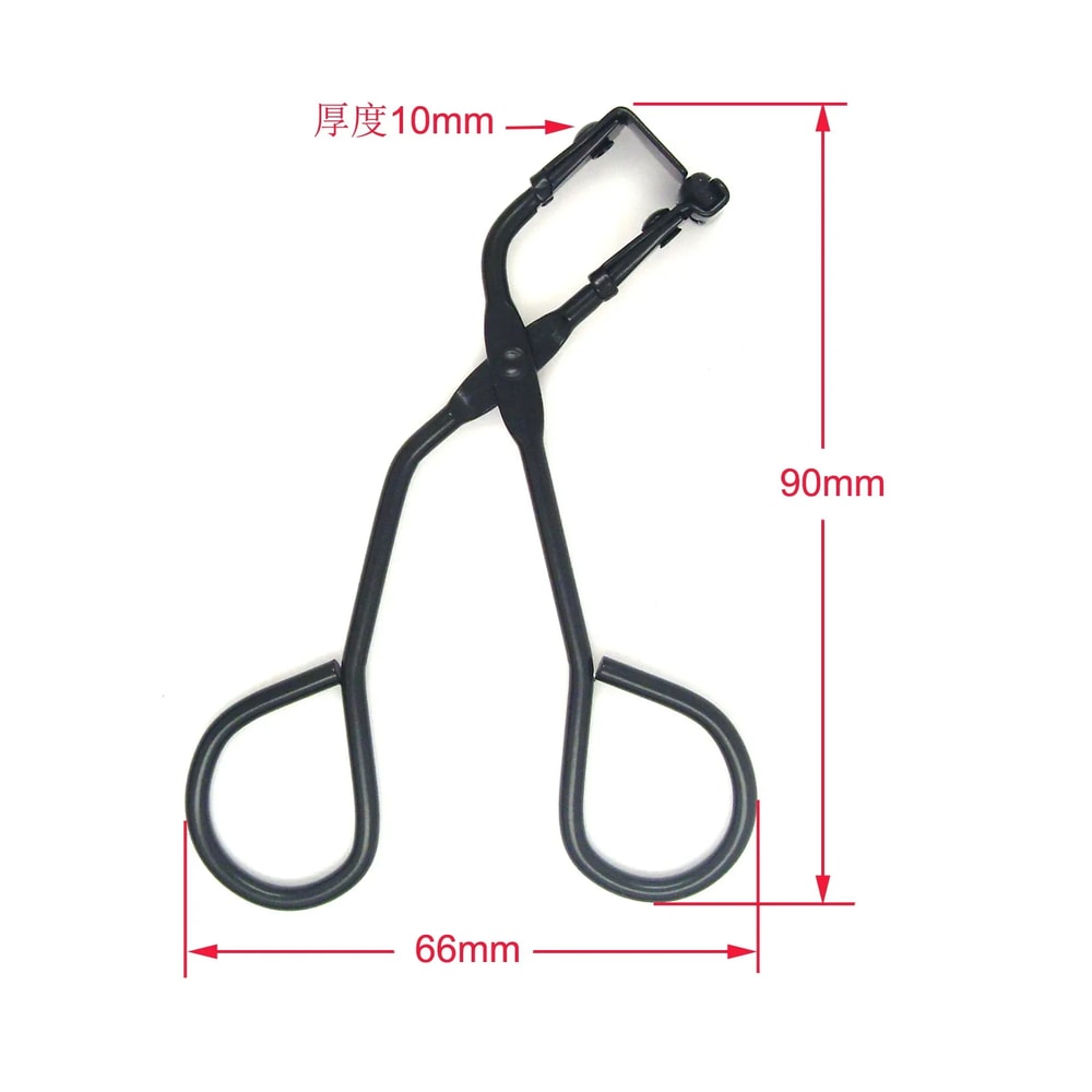 Mini Eyelash Curler Makeup Tool, Stainless Steel Cosmetic Clip for Natural Lash Curling